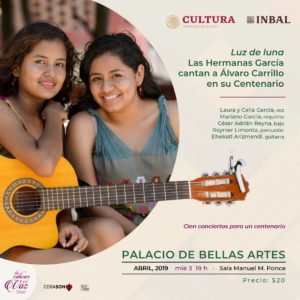 Las Hermanas García cantan en Bellas Artes